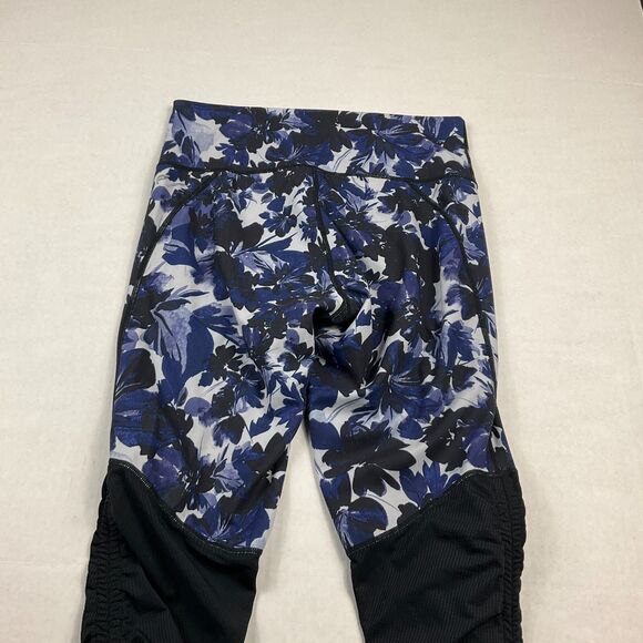 Fabletics Womens Cashel Foldover Yoga Leggings Floral Print High Waisted MEDIUM - Picture 10 of 11
